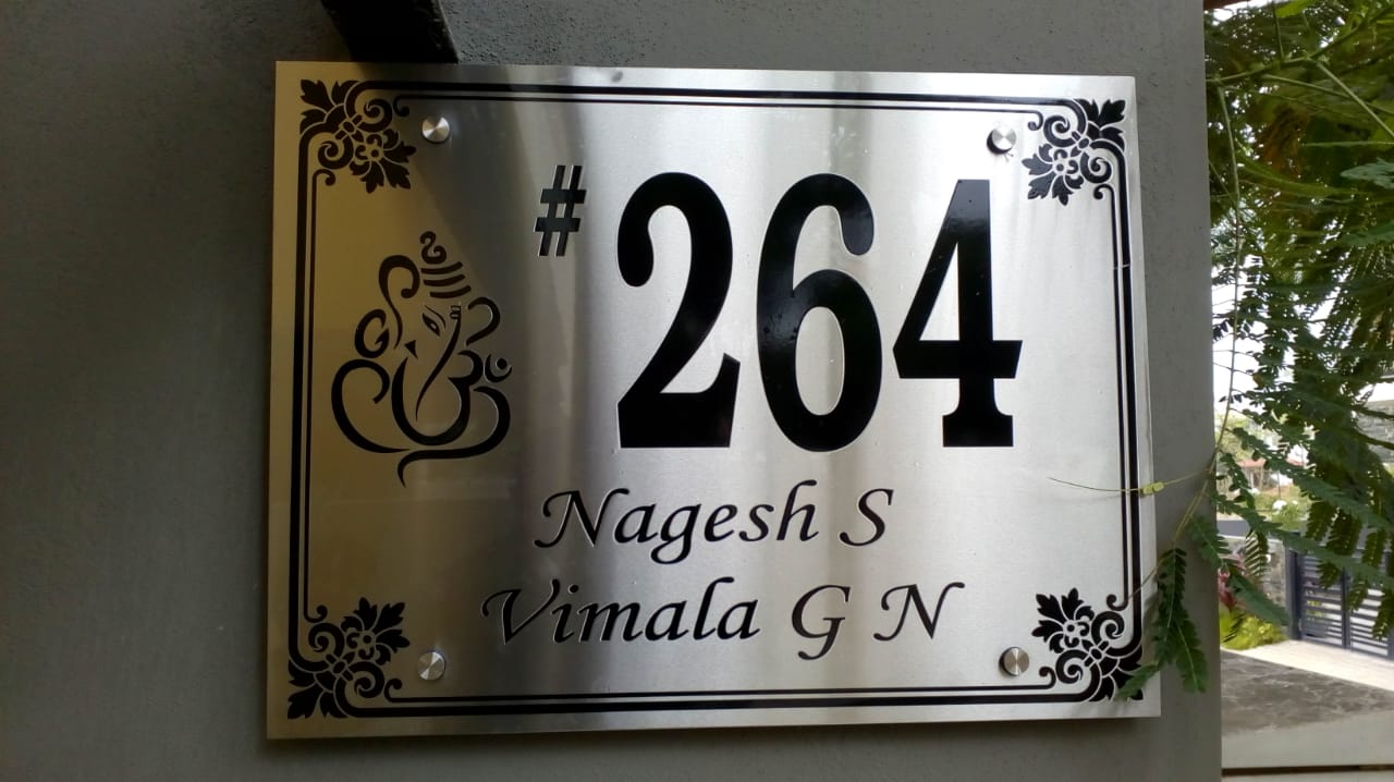 Steel Name Plate